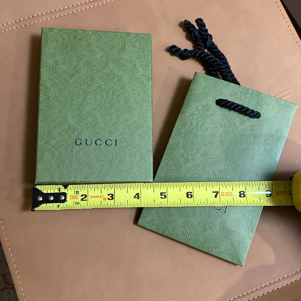 Authentic Gucci box and bag